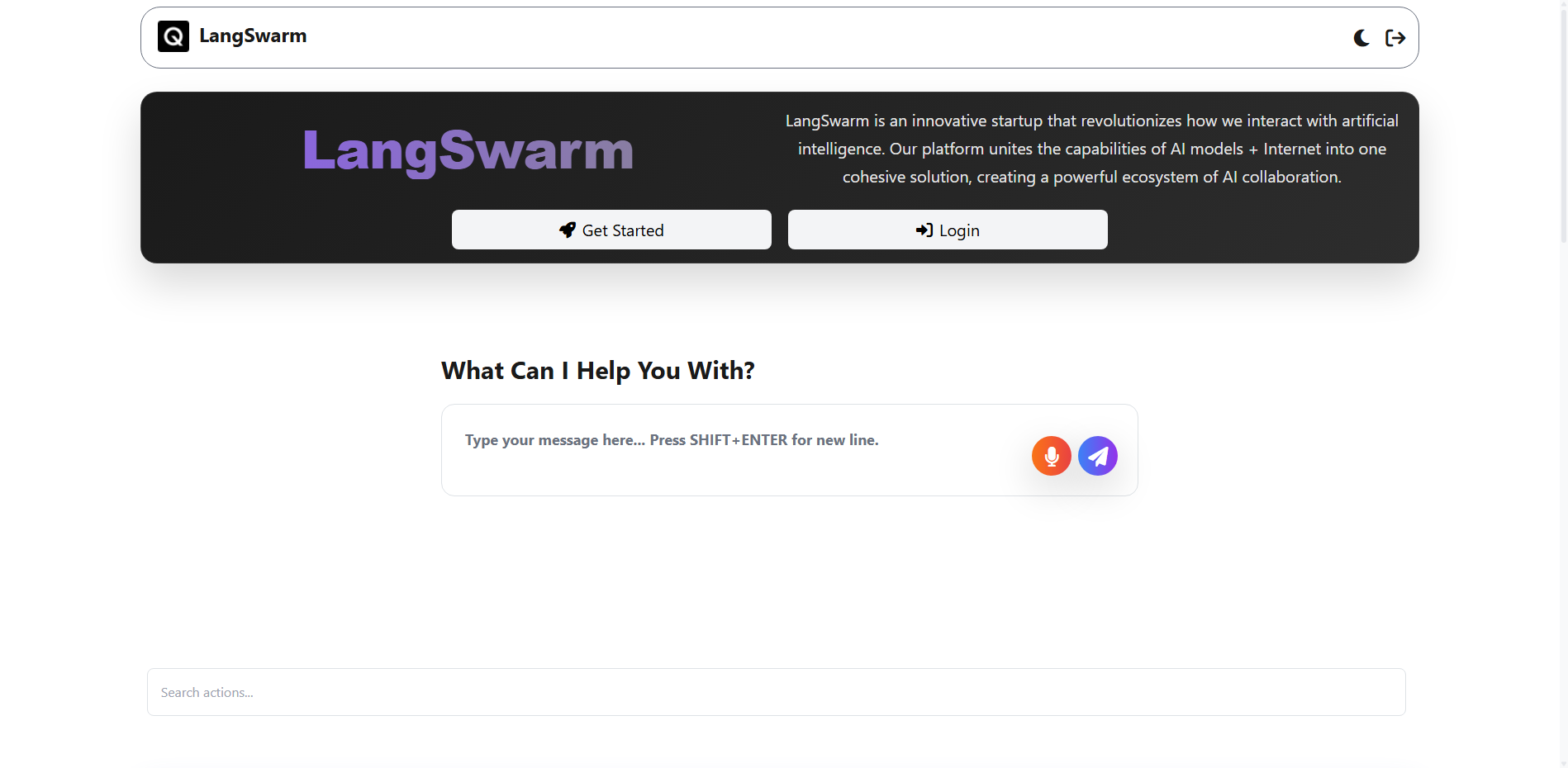 LangSwarm Screenshot